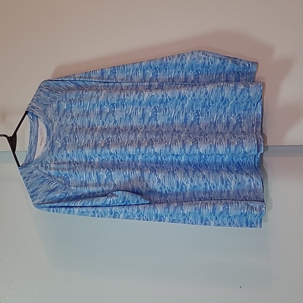 TSLA Men's Blue & White Camo shirt size Medium